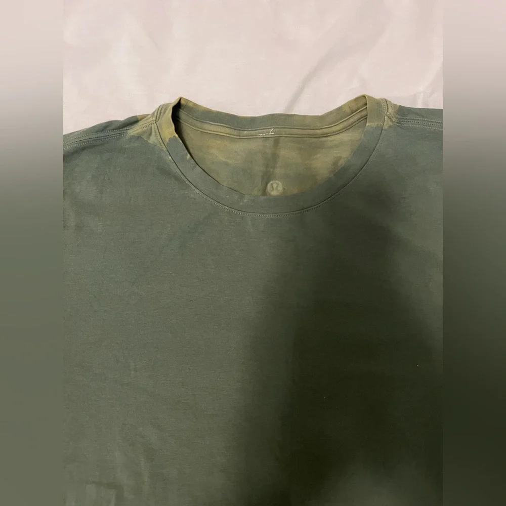 2 Flawed Lululemon T-Shirts Love Shirt All Yours Shirt Logo Green Yellow